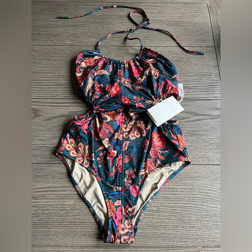 Ulla Johnson Mabel Halter One-Piece Swimsuit sz S NWT - Picture 11 of 14